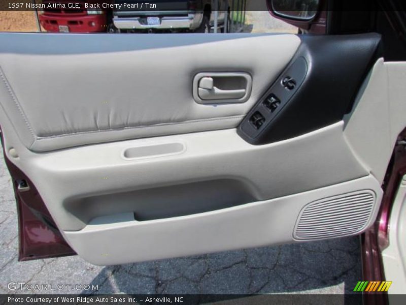 Black Cherry Pearl / Tan 1997 Nissan Altima GLE