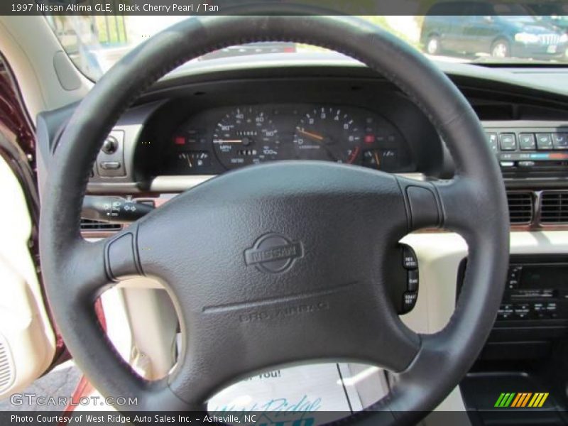 Black Cherry Pearl / Tan 1997 Nissan Altima GLE