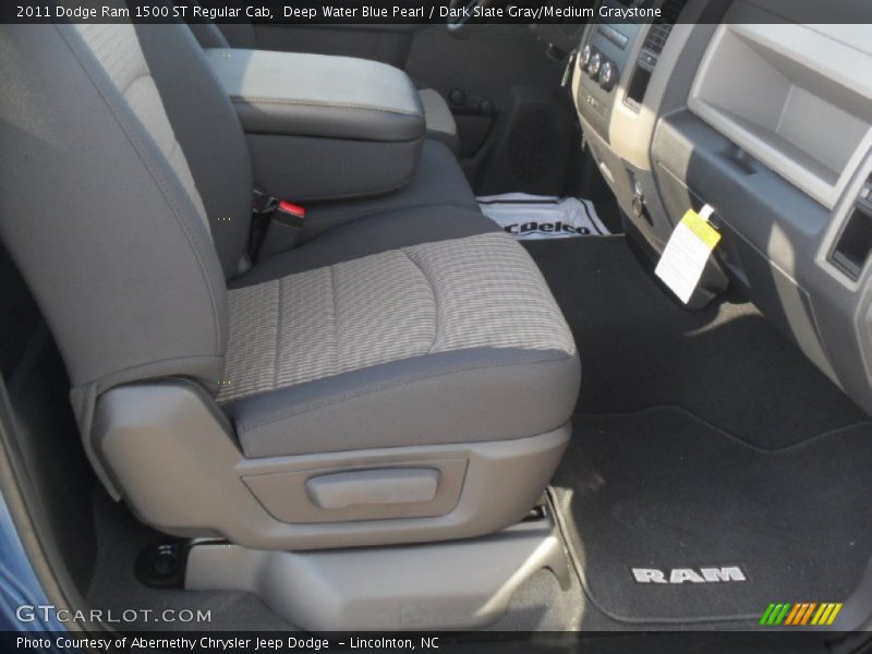Deep Water Blue Pearl / Dark Slate Gray/Medium Graystone 2011 Dodge Ram 1500 ST Regular Cab