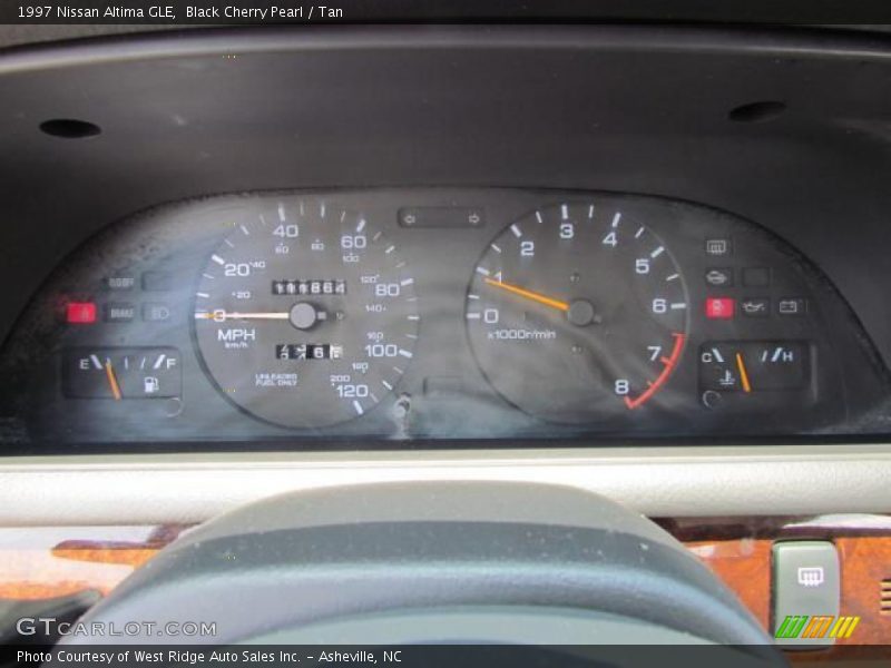 Black Cherry Pearl / Tan 1997 Nissan Altima GLE