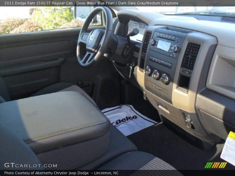 Deep Water Blue Pearl / Dark Slate Gray/Medium Graystone 2011 Dodge Ram 1500 ST Regular Cab