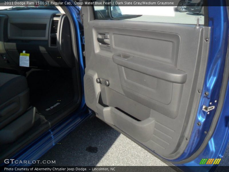 Deep Water Blue Pearl / Dark Slate Gray/Medium Graystone 2011 Dodge Ram 1500 ST Regular Cab