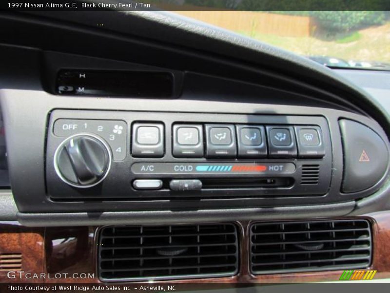 Black Cherry Pearl / Tan 1997 Nissan Altima GLE