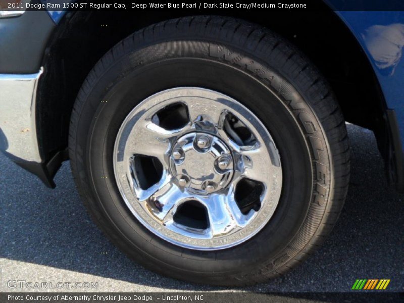 Deep Water Blue Pearl / Dark Slate Gray/Medium Graystone 2011 Dodge Ram 1500 ST Regular Cab