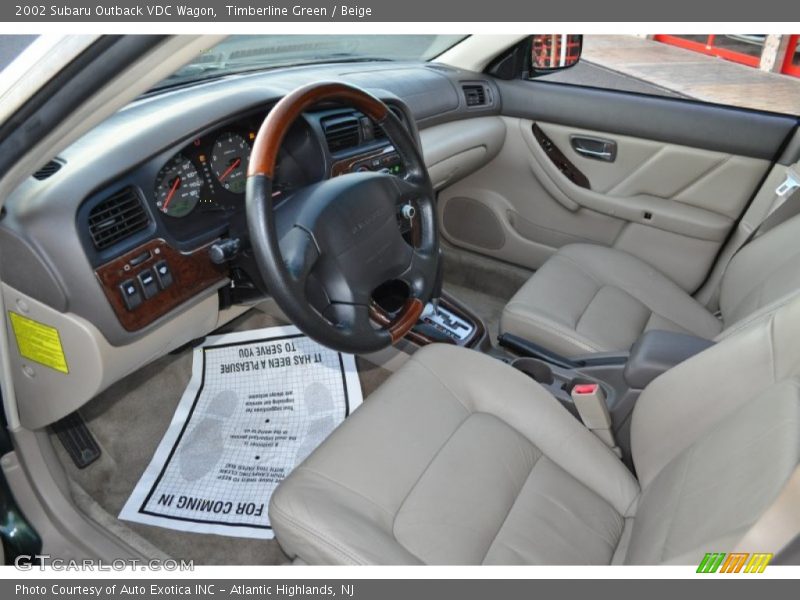  2002 Outback VDC Wagon Beige Interior