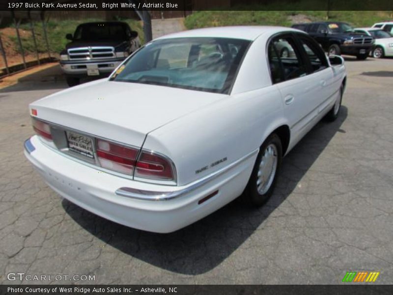 Bright White / Adriatic Blue 1997 Buick Park Avenue Sedan
