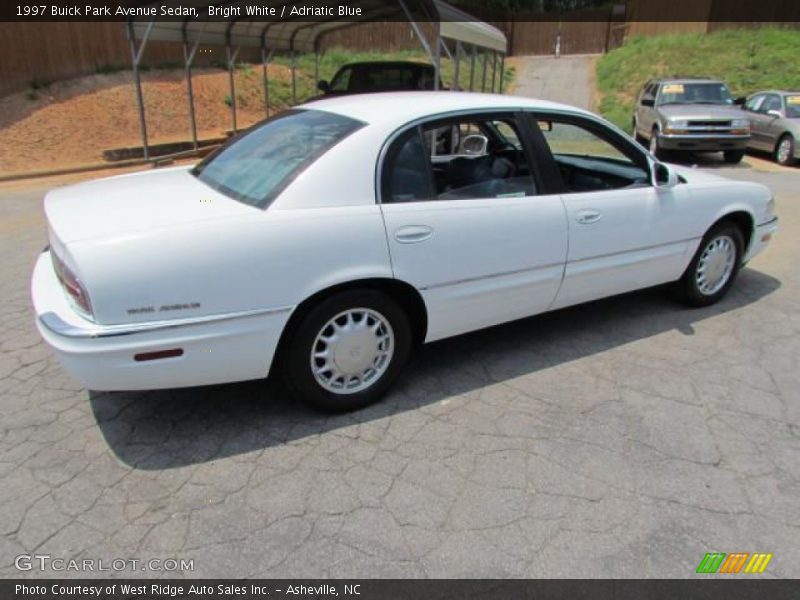 Bright White / Adriatic Blue 1997 Buick Park Avenue Sedan