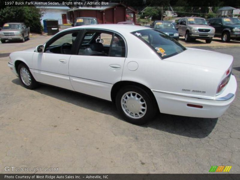 Bright White / Adriatic Blue 1997 Buick Park Avenue Sedan
