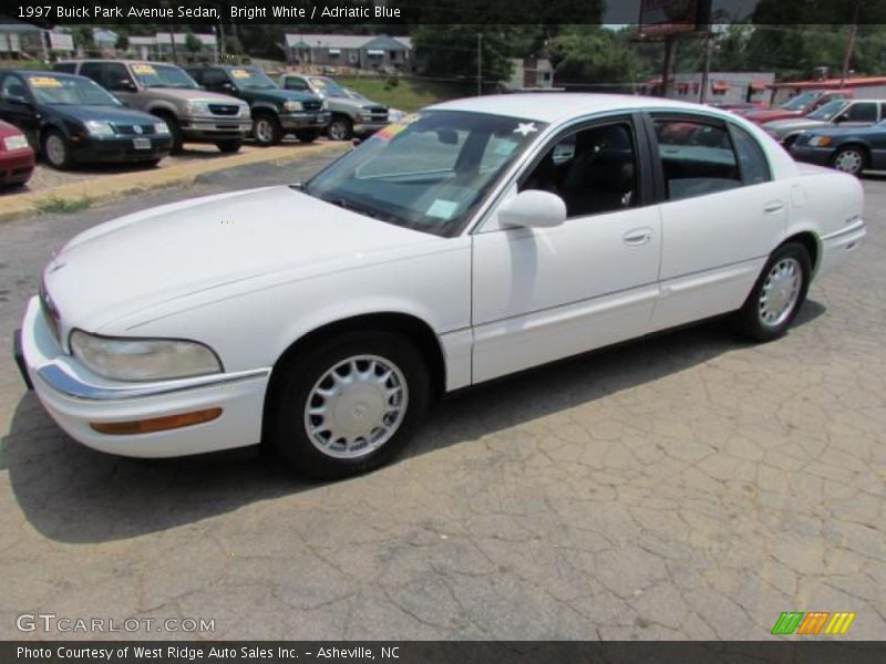 Bright White / Adriatic Blue 1997 Buick Park Avenue Sedan