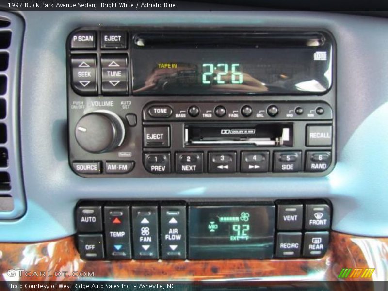 Audio System of 1997 Park Avenue Sedan