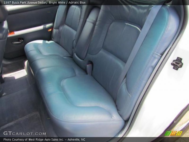 Bright White / Adriatic Blue 1997 Buick Park Avenue Sedan