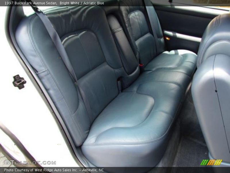 Bright White / Adriatic Blue 1997 Buick Park Avenue Sedan