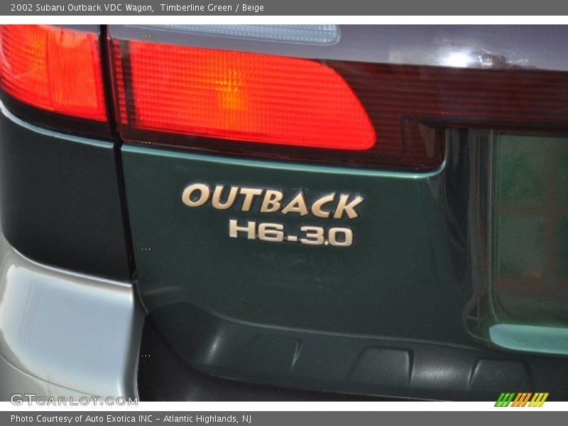Timberline Green / Beige 2002 Subaru Outback VDC Wagon