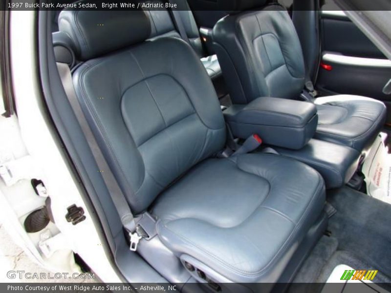 Bright White / Adriatic Blue 1997 Buick Park Avenue Sedan