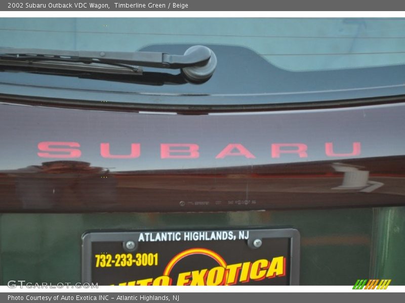 Timberline Green / Beige 2002 Subaru Outback VDC Wagon