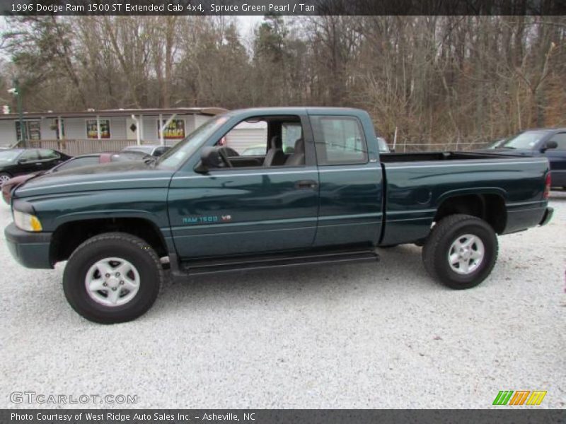  1996 Ram 1500 ST Extended Cab 4x4 Spruce Green Pearl