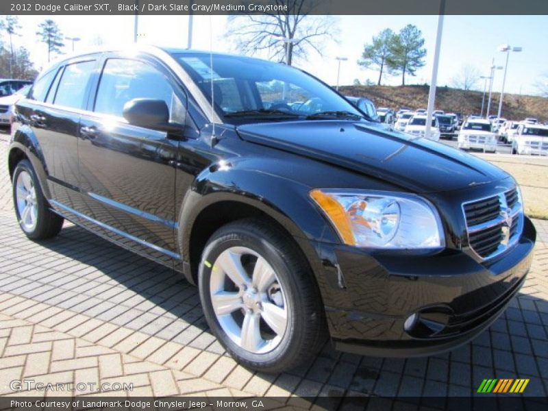 Black / Dark Slate Gray/Medium Graystone 2012 Dodge Caliber SXT