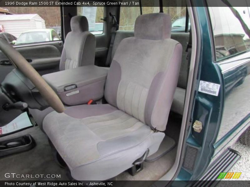 Spruce Green Pearl / Tan 1996 Dodge Ram 1500 ST Extended Cab 4x4