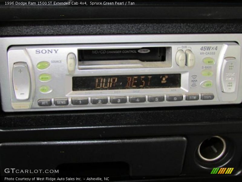 Spruce Green Pearl / Tan 1996 Dodge Ram 1500 ST Extended Cab 4x4
