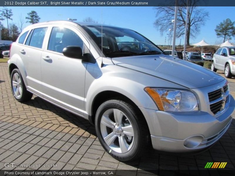 Bright Silver Metallic / Dark Slate Gray/Medium Graystone 2012 Dodge Caliber SXT