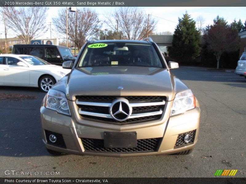 Sand Beige Metallic / Black 2010 Mercedes-Benz GLK 350 4Matic