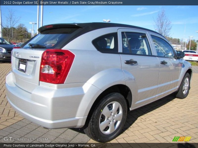 Bright Silver Metallic / Dark Slate Gray/Medium Graystone 2012 Dodge Caliber SE