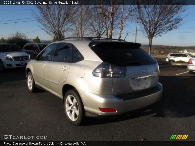 Savannah Beige Metallic / Black 2005 Lexus RX 330