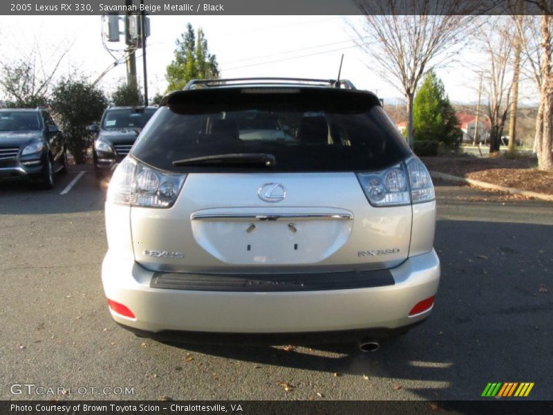 Savannah Beige Metallic / Black 2005 Lexus RX 330