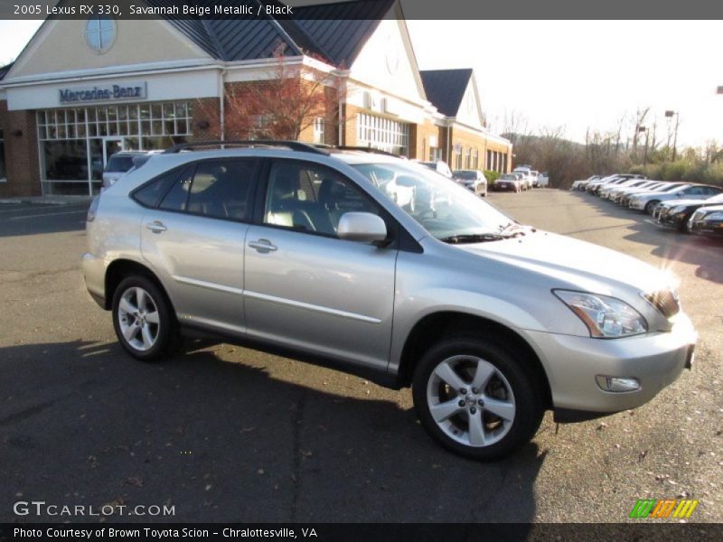 Savannah Beige Metallic / Black 2005 Lexus RX 330