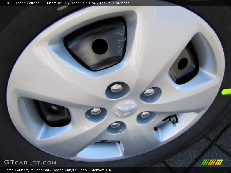 Bright White / Dark Slate Gray/Medium Graystone 2012 Dodge Caliber SE
