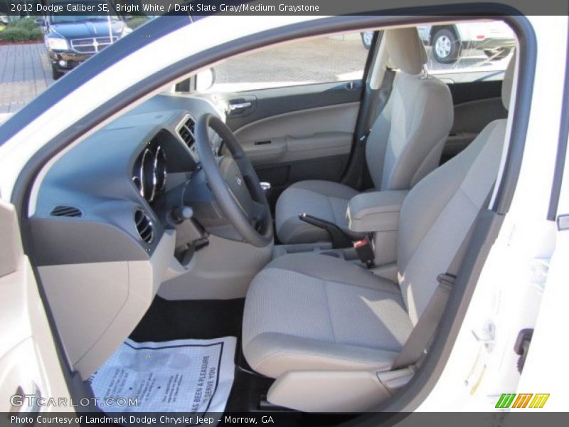 Bright White / Dark Slate Gray/Medium Graystone 2012 Dodge Caliber SE