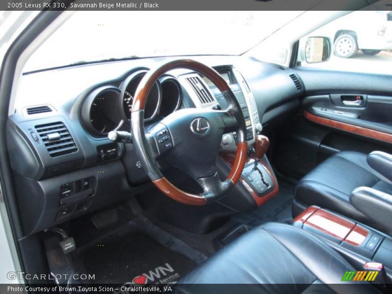 Savannah Beige Metallic / Black 2005 Lexus RX 330