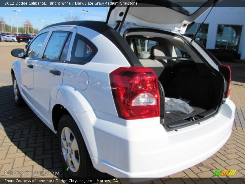 Bright White / Dark Slate Gray/Medium Graystone 2012 Dodge Caliber SE