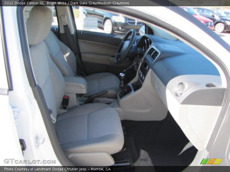 Bright White / Dark Slate Gray/Medium Graystone 2012 Dodge Caliber SE