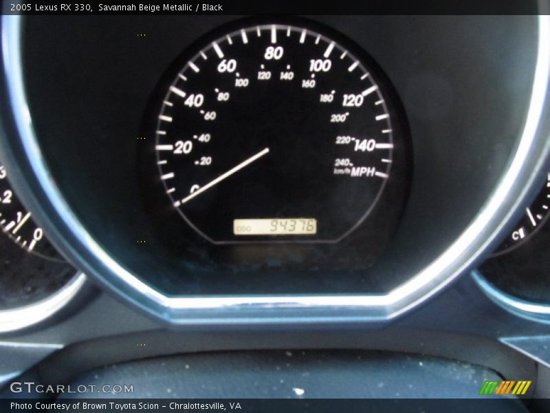 Savannah Beige Metallic / Black 2005 Lexus RX 330