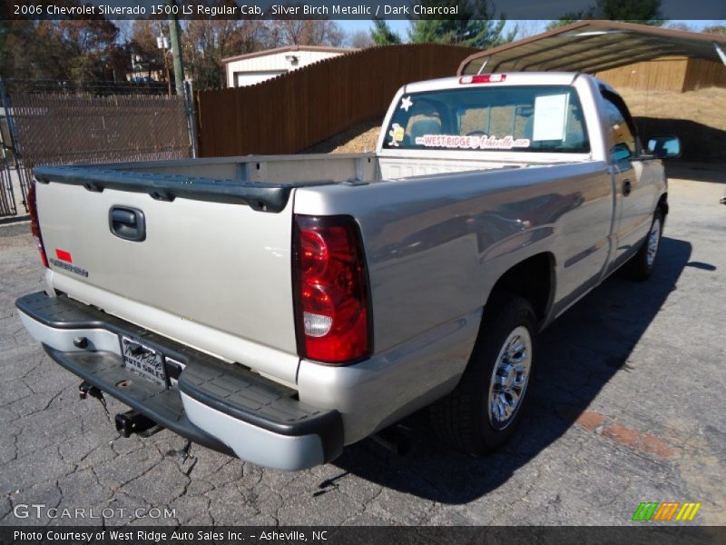 Silver Birch Metallic / Dark Charcoal 2006 Chevrolet Silverado 1500 LS Regular Cab