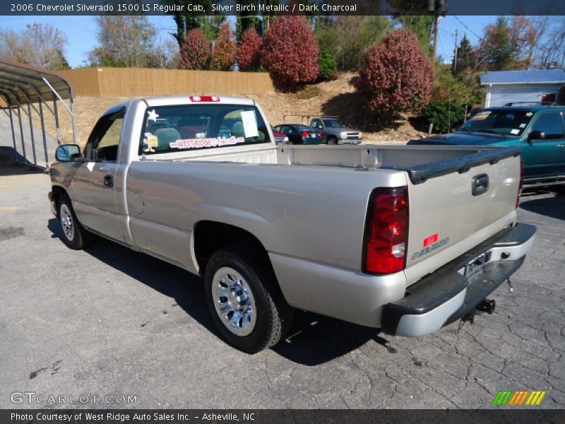 Silver Birch Metallic / Dark Charcoal 2006 Chevrolet Silverado 1500 LS Regular Cab