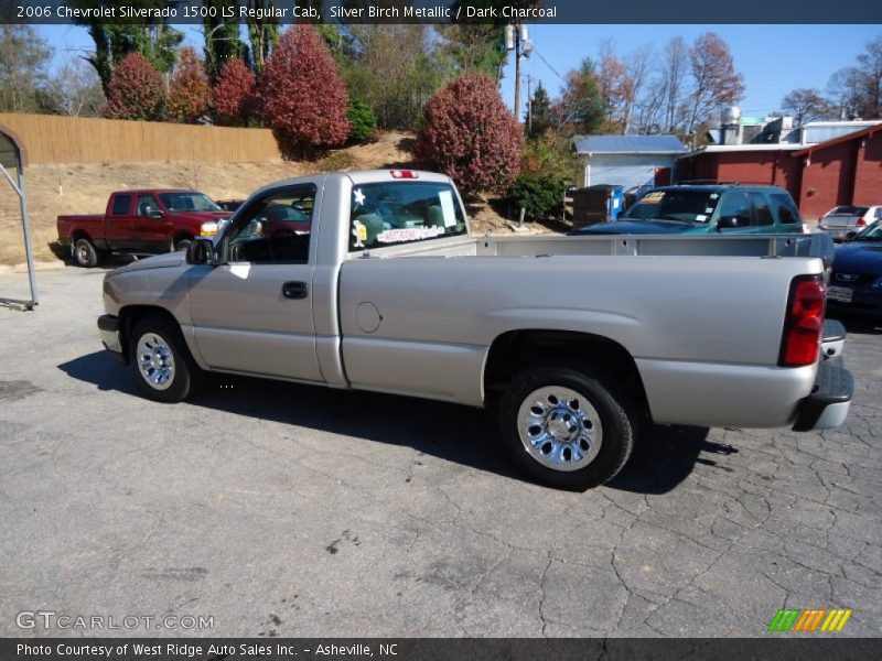 Silver Birch Metallic / Dark Charcoal 2006 Chevrolet Silverado 1500 LS Regular Cab