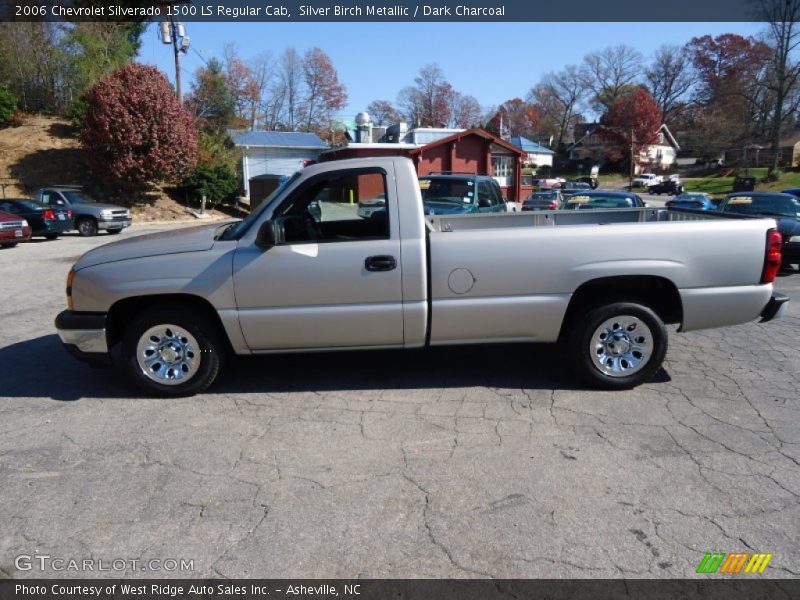 Silver Birch Metallic / Dark Charcoal 2006 Chevrolet Silverado 1500 LS Regular Cab