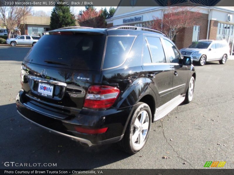 Black / Black 2010 Mercedes-Benz ML 350 4Matic