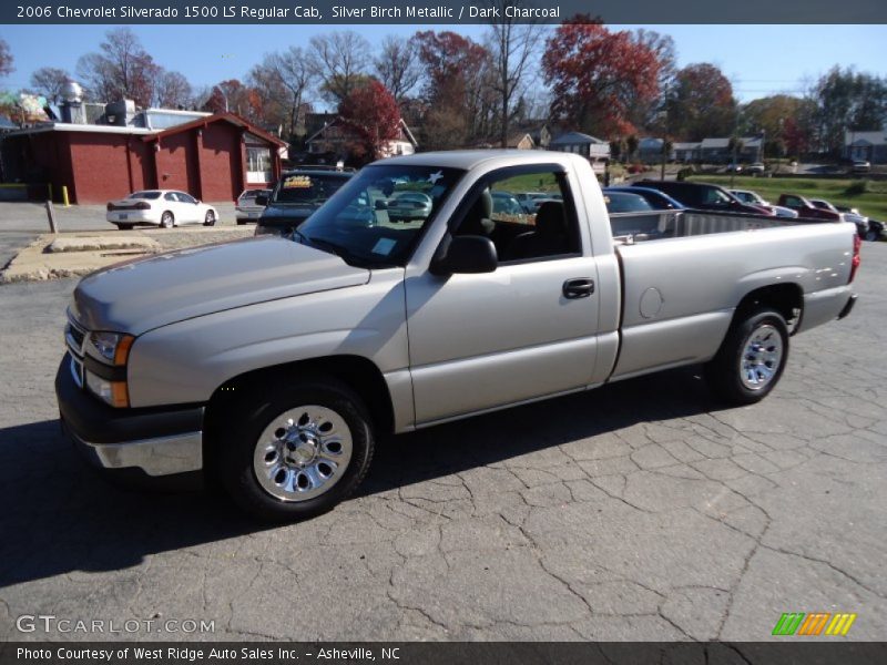 Silver Birch Metallic / Dark Charcoal 2006 Chevrolet Silverado 1500 LS Regular Cab