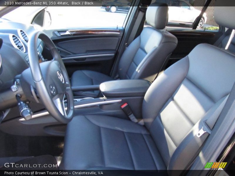Black / Black 2010 Mercedes-Benz ML 350 4Matic