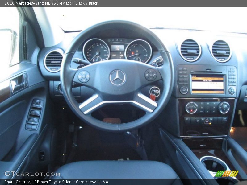 Black / Black 2010 Mercedes-Benz ML 350 4Matic