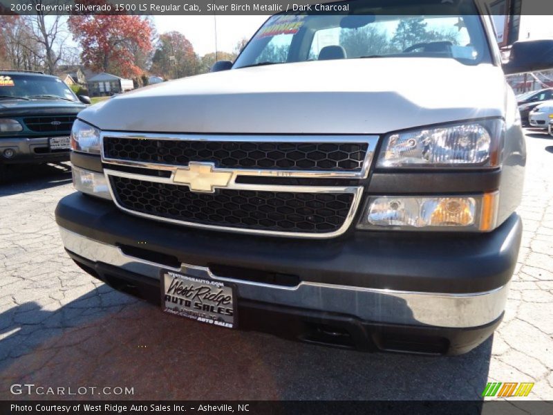 Silver Birch Metallic / Dark Charcoal 2006 Chevrolet Silverado 1500 LS Regular Cab