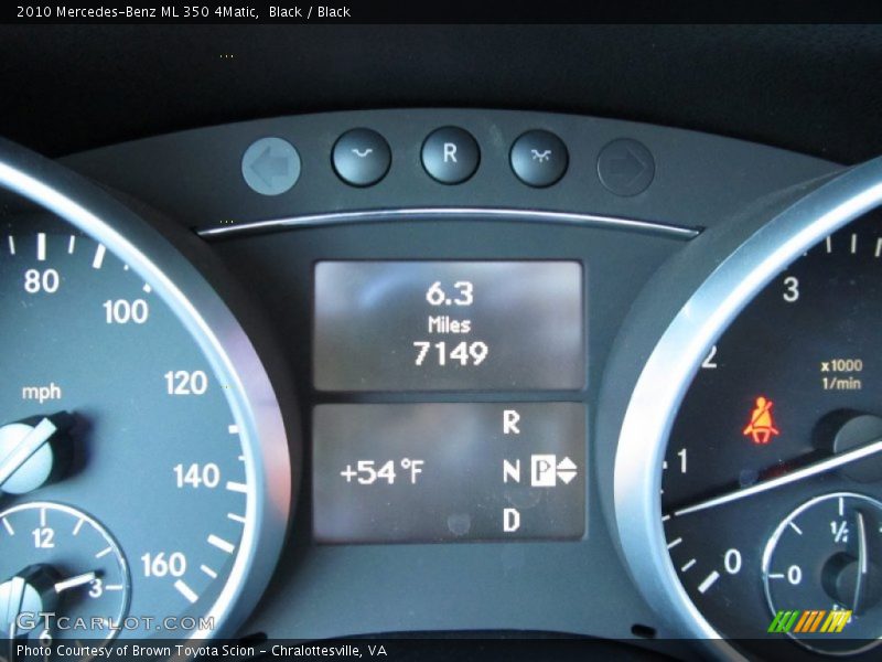 Black / Black 2010 Mercedes-Benz ML 350 4Matic
