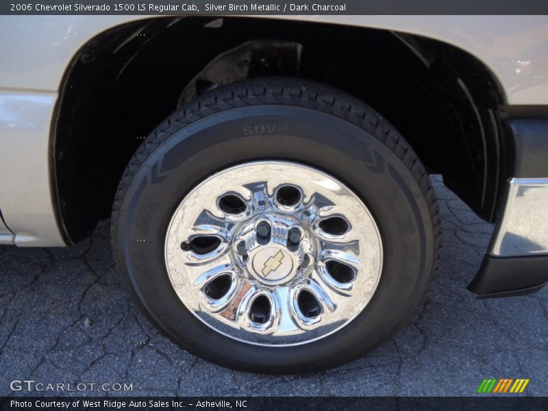 Silver Birch Metallic / Dark Charcoal 2006 Chevrolet Silverado 1500 LS Regular Cab