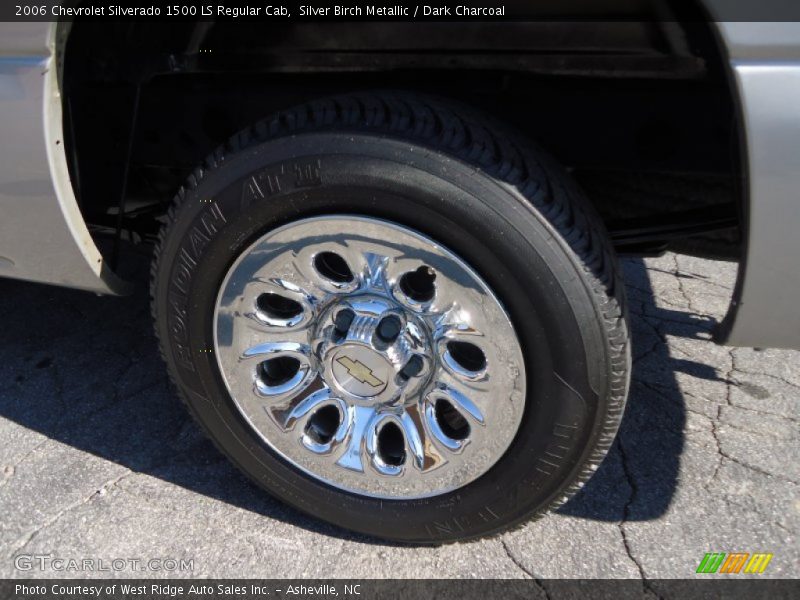 Silver Birch Metallic / Dark Charcoal 2006 Chevrolet Silverado 1500 LS Regular Cab