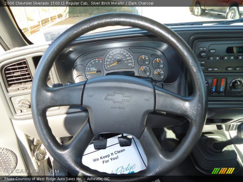 Silver Birch Metallic / Dark Charcoal 2006 Chevrolet Silverado 1500 LS Regular Cab