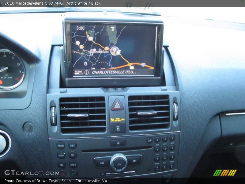 Navigation of 2010 C 63 AMG