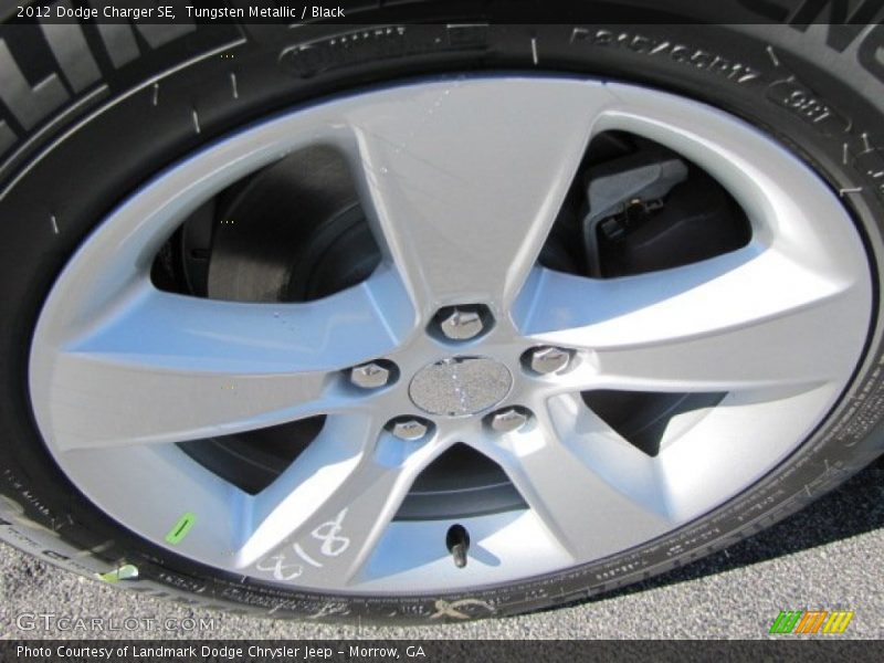 Tungsten Metallic / Black 2012 Dodge Charger SE